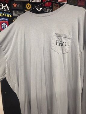 Pocket Long Sleeve Tee — Light Gray